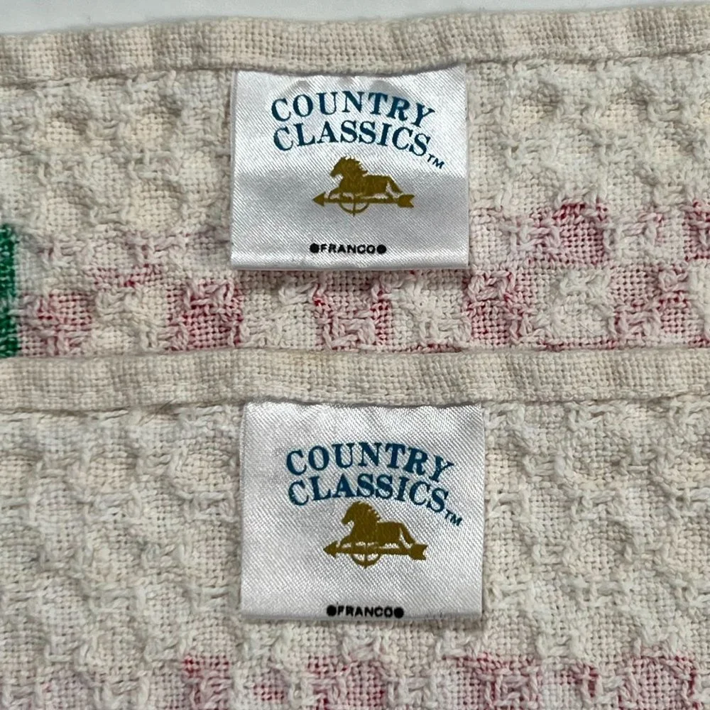 Country Classics by Franco Merry Krismoose Holiday set‎ of 2 Hand Towels